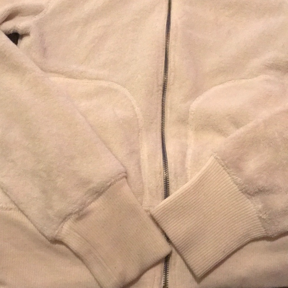 Fuzzy cream jacket - Picture 5 of 5